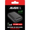 GOMU - BATTERIE DE SECOURS ULTRA COMPACTE - 10 000 MAH NOIRE
