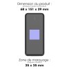 JINDAI - BATTERIE DE SECOURS ULTRA COMPACTE - 20 000 MAH NOIRE