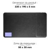 NEZUMI - TAPIS DE SOURIS AVEC CHARGEUR INDUCTION, NOIR