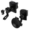 YUNIBA - SUPPORT VOITURE 3 EN 1 NOIR - POUR SMARTPHONE 6.9"