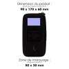 AME - SUPPORT VELO/MOTO/TROTINETTE ETANCHE POUR SMARTPHONE JUSQU’À 6,5"