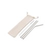 Set de pailles en acier inoxydable