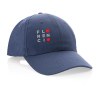 Casquette 6 panneaux en coton recyclé 190gr IMPACT