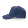Casquette 5 panneaux en coton recyclé 190gr IMPACT
