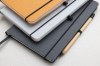 Carnet A5 à couverture rigide en cuir recyclé