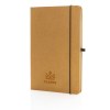 Carnet A5 à couverture rigide en cuir recyclé