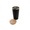 Mug isotherme 'Nagano' avec couvercle en bambou (XL)