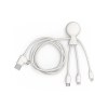 Mr Bio Long - Câble d'1 M avec une double entrée Type C/USB