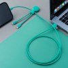 Mr Bio Long - Câble d'1 M avec une double entrée Type C/USB