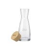 Elégante carafe en verre avec un bouchon en liège
