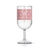 VERRE A PIED EN PLASTIQUE REUTILISABLE TRITAN 18 cl RAS BORD