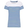 T-shirt marin col rond Bio femme