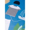 T-shirt marin col rond Bio enfant