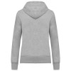 Sweat-shirt écoresponsable zippé à capuche femme