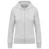 Sweat-shirt écoresponsable zippé à capuche femme
