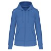 Sweat-shirt écoresponsable zippé à capuche femme