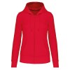 Sweat-shirt écoresponsable zippé à capuche femme