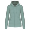 Sweat-shirt écoresponsable zippé à capuche femme