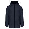 Parka à capuche recyclée unisexe