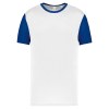 Maillot manches courtes bicolore unisexe