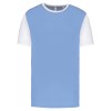 Maillot manches courtes bicolore unisexe