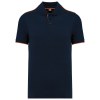 Polo Day To Day contrasté manches courtes homme