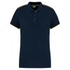Polo Day To Day contrasté manches courtes femme