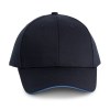Casquette sandwich contrasté 6 panneaux OEKO-TEX® STANDARD 100
