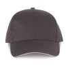Casquette sandwich contrasté 6 panneaux OEKO-TEX® STANDARD 100
