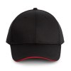 Casquette sandwich contrasté 6 panneaux OEKO-TEX® STANDARD 100