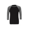 Tee-shirt baseball manches 3/4