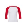 Tee-shirt baseball manches 3/4