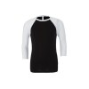 Tee-shirt baseball manches 3/4