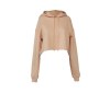 Sweat capuche femme court