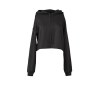 Sweat capuche femme court