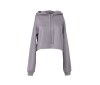 Sweat capuche femme court