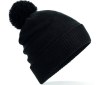 Bonnet avec pompon intérieur polaire
