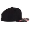 Casquette snapback motif fleuri