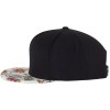 Casquette snapback motif fleuri