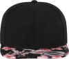 Casquette snapback motif fleuri