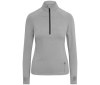 Tee-shirt de sport femme col zippé