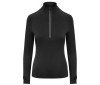 Tee-shirt de sport femme col zippé