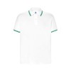 Polo homme contrasté
