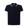 Polo homme contrasté