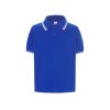 Polo enfant contrasté