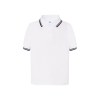 Polo enfant contrasté