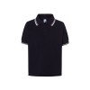 Polo enfant contrasté