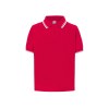Polo enfant contrasté