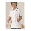 Polo enfant contrasté