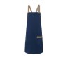 Tablier à bavette urban-look avec bretelles croisées et poche